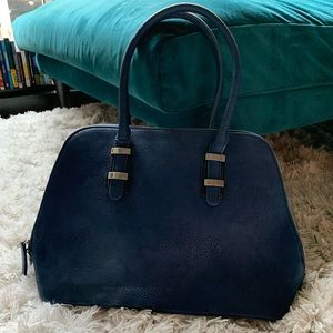 Charming Charlie blue tote
